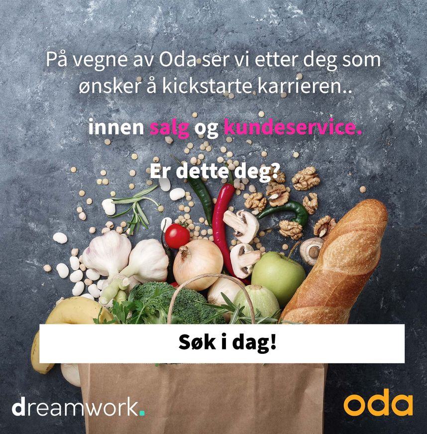 Vil du jobbe som kundekonsulent for Norges største matbutikk på nett?