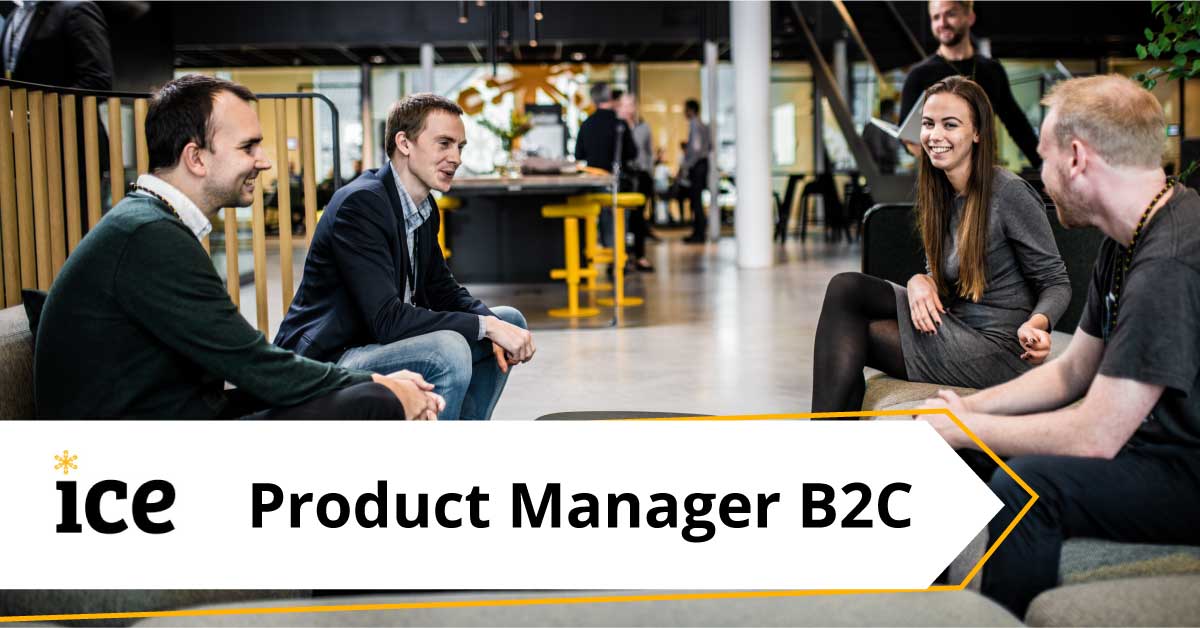 Er du ice sin nye Product Manager B2C? Company Logo