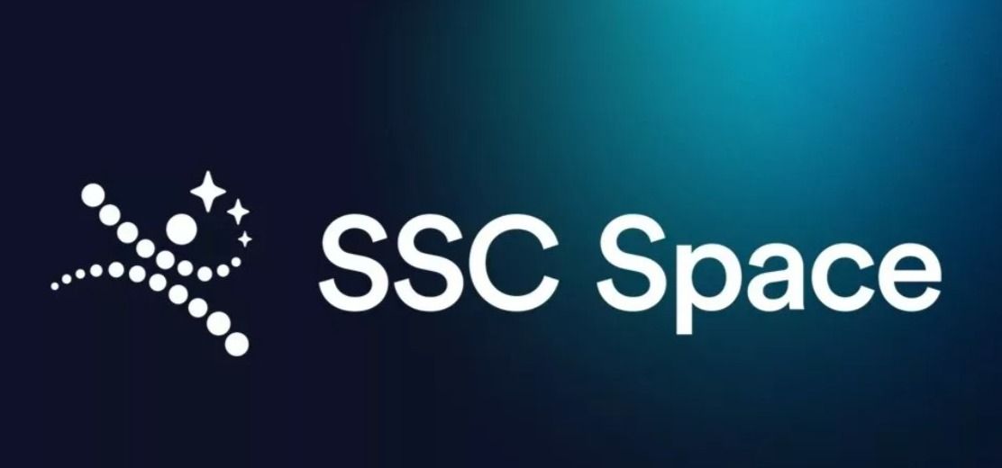 Logotyp SSC Space AB i Kiruna