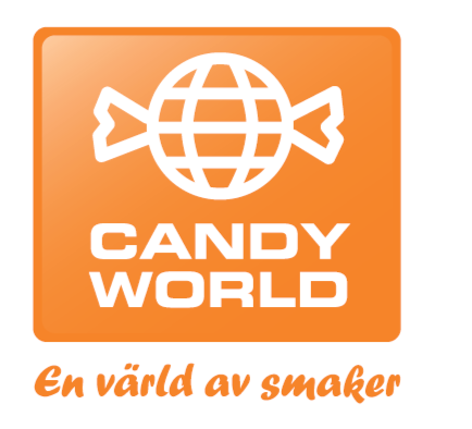 Logotyp Candy World Sweden AB